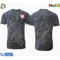 Poljska Golmanski Gostujuci Dres EP 2024 Kratak Rukav